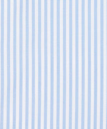 Pale Blue & White Slim Fit Core Poplin Bengal Stripe Formal Shirt